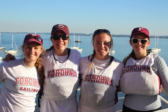 Fordham University Sailing Team at Women's Open