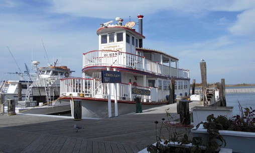 The paddlewheeler Delta Lady based on Great South Bay, Long Island, NY