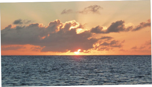 Green flash at Anse Colombier