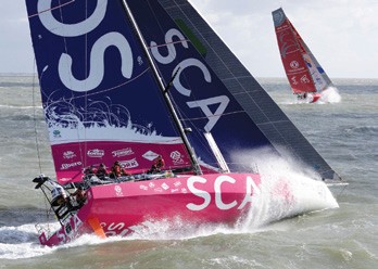 Team SCA Volvo Ocean Race underway