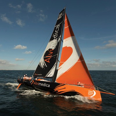 Team Alvimedica practices off Portugal