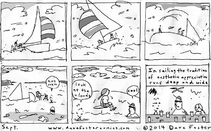 September Sailing Comic by Dave Foster
