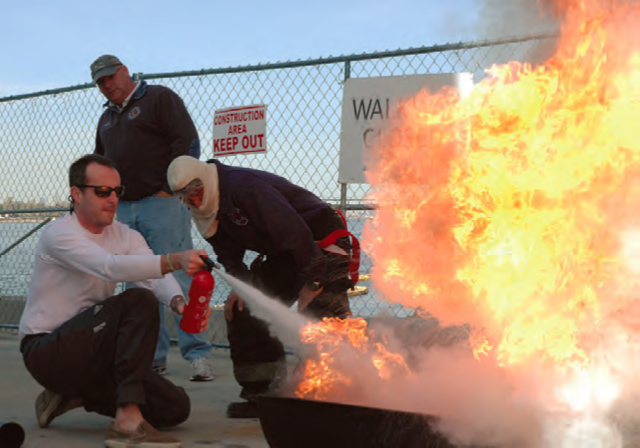 Nothing beats hands-on training when it comes to being prepared for an emergency at sea.