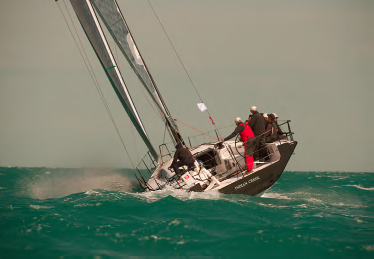 Christopher Dragon, a Sydney 43 owned by Linda & Andrew Weiss of Mamaroneck, NY, took fourth in IRC 3. © Allen Clark/PhotoBoat.com