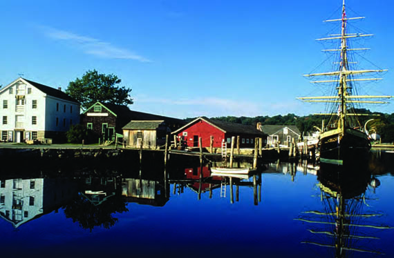 While you’re in Mystic, be sure to visit Mystic Seaport, the Museum of America and the Sea. © mysticseaport.org