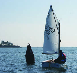 Tacking out of Stamford Harbor was particularly challenging. © Brian A. Smith