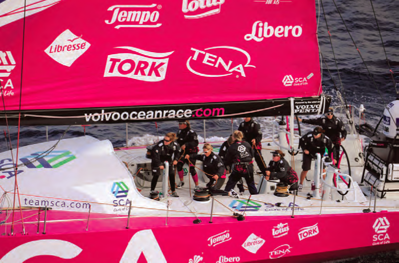 Team SCA will be the first all-female team in the race since the 2001-02 edition. © Rick Tomlinson/Team SCA.com