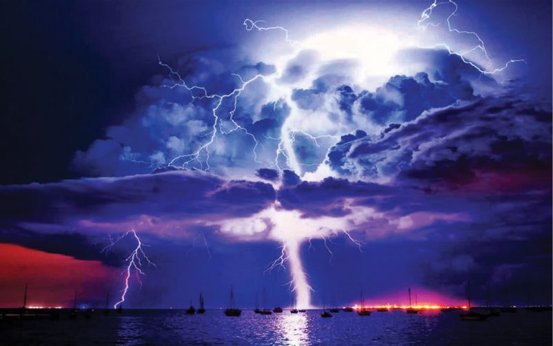 Lightning, Sailboats and the Power of Points: Multihull masts need grounding, too!