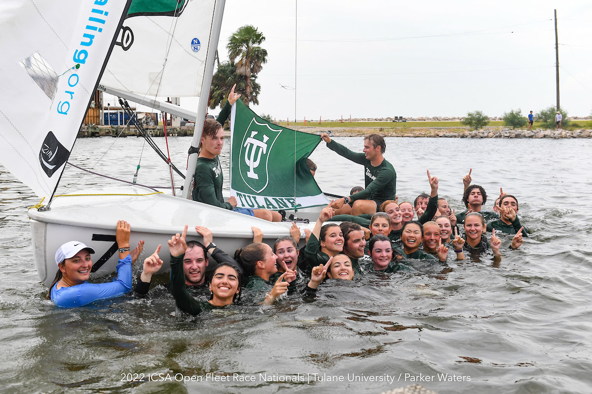 Tulane Wins 2022 ICSA Open Dinghy National Championship on Home Waters