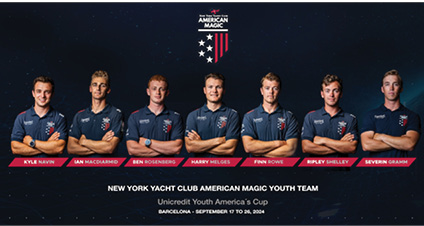 NYYC American Magic Youth Team Training for UniCredit Youth America’s Cup